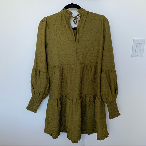 NWT Betsey Johnson Novelty Textured Tier Dress - Picture 3 of 8